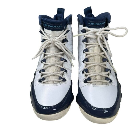Nike Air Jordan 9‎ Retro UNC Pearl Blue Men's Size 8.5 302370-145 - Picture 2 of 16